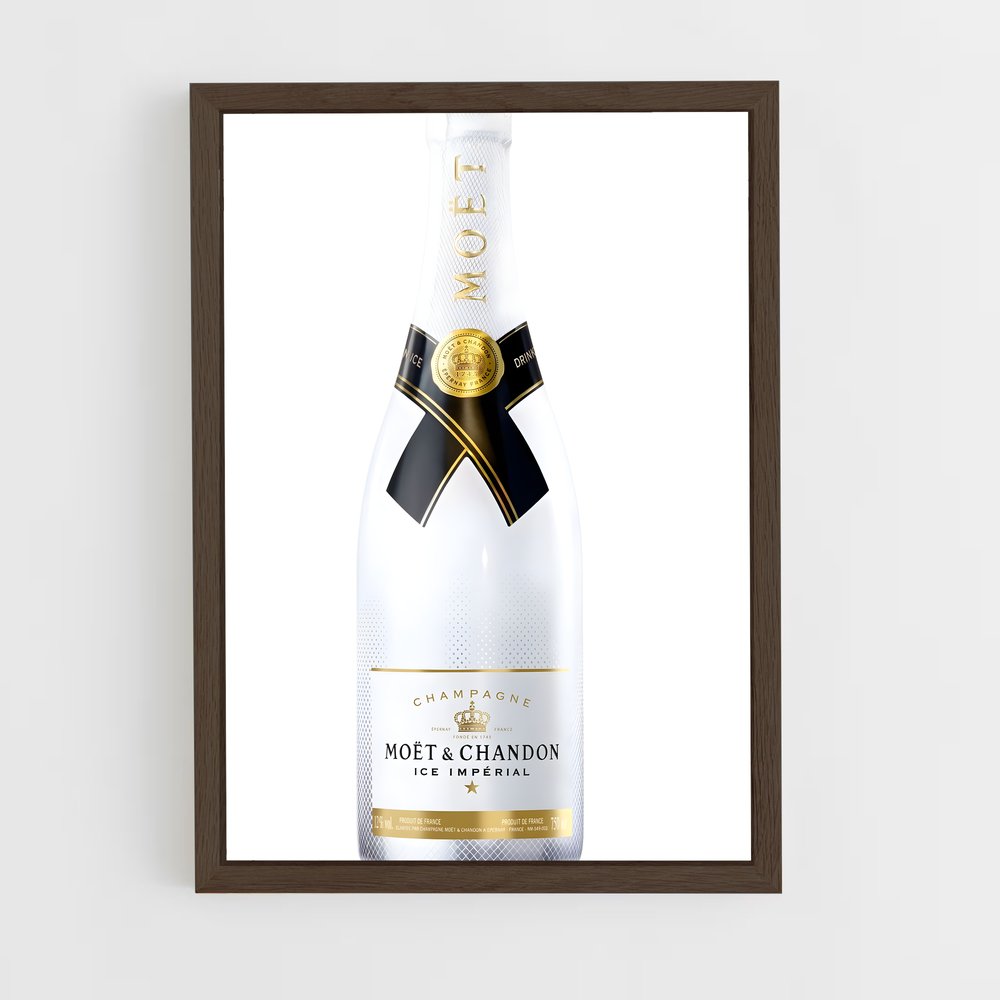 ap-moet chandon-4 cadre Bois foncé