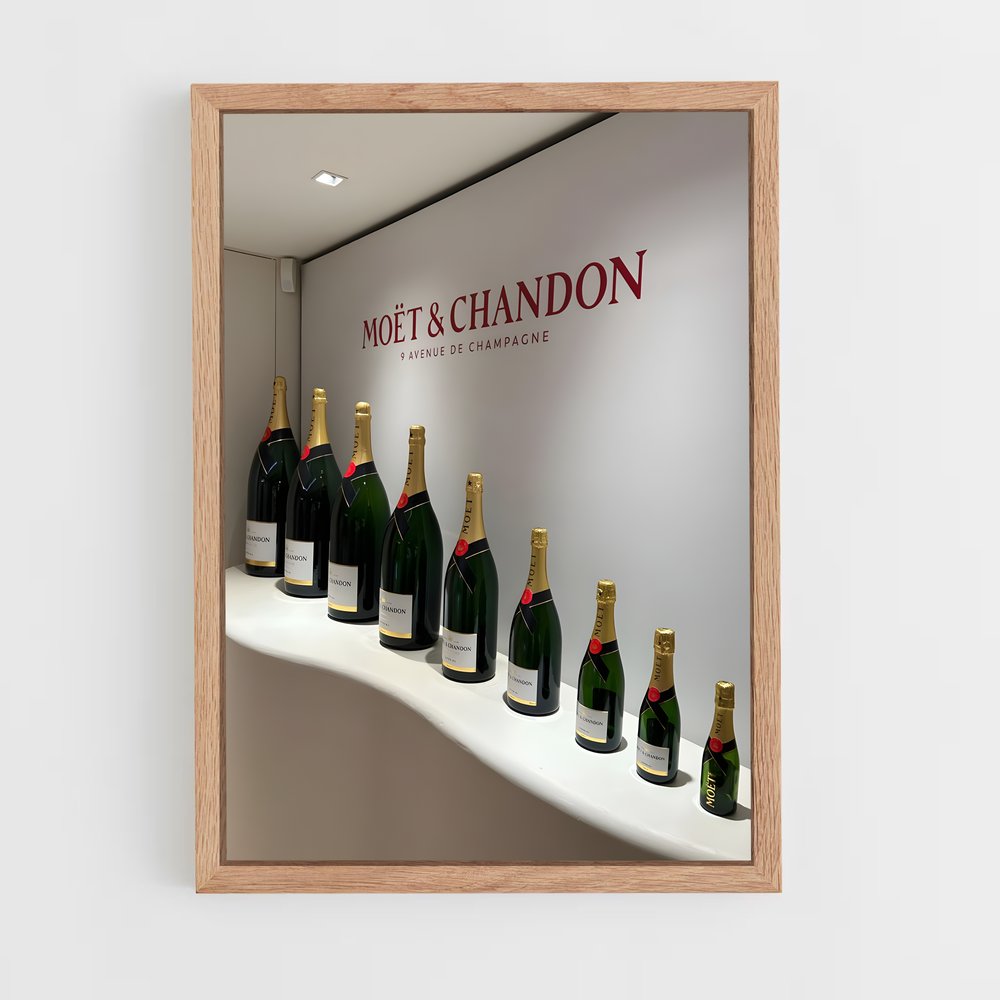 ap-moet chandon-5 cadre Bois clair