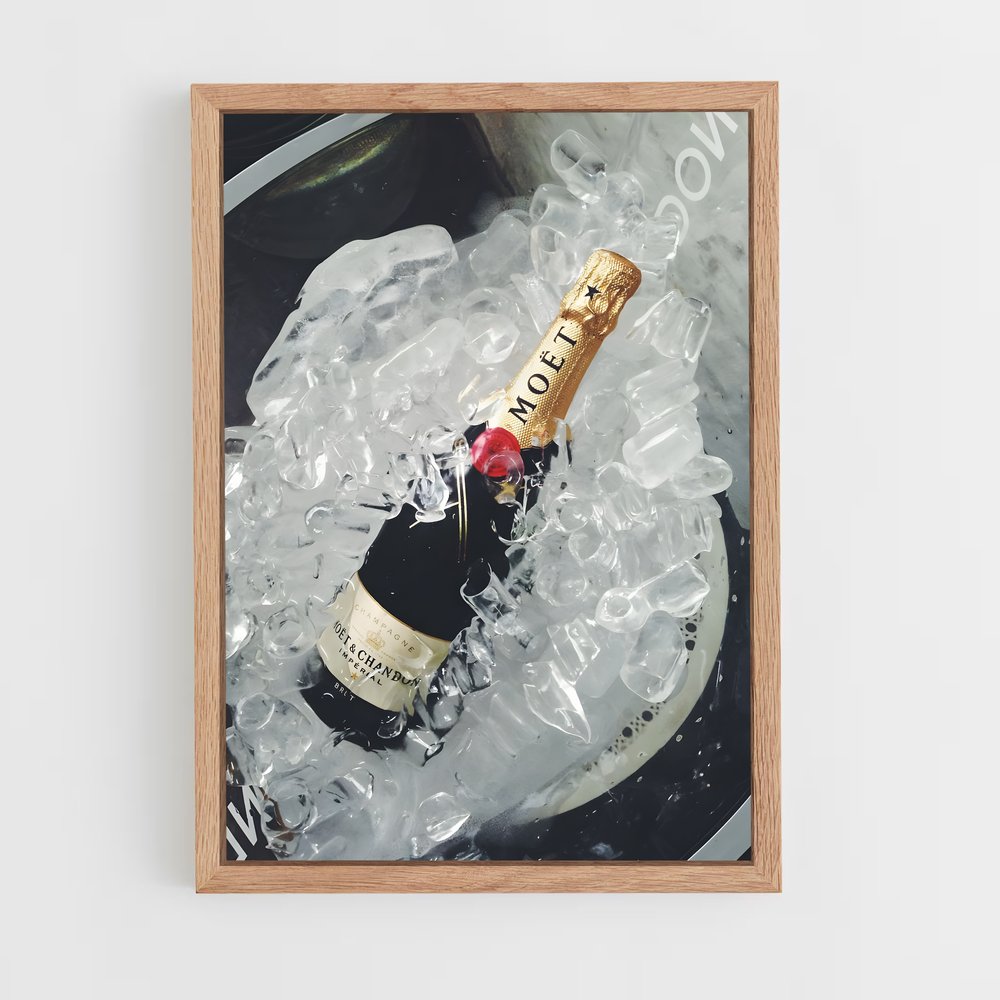 ap-moet chandon-7 cadre Bois clair