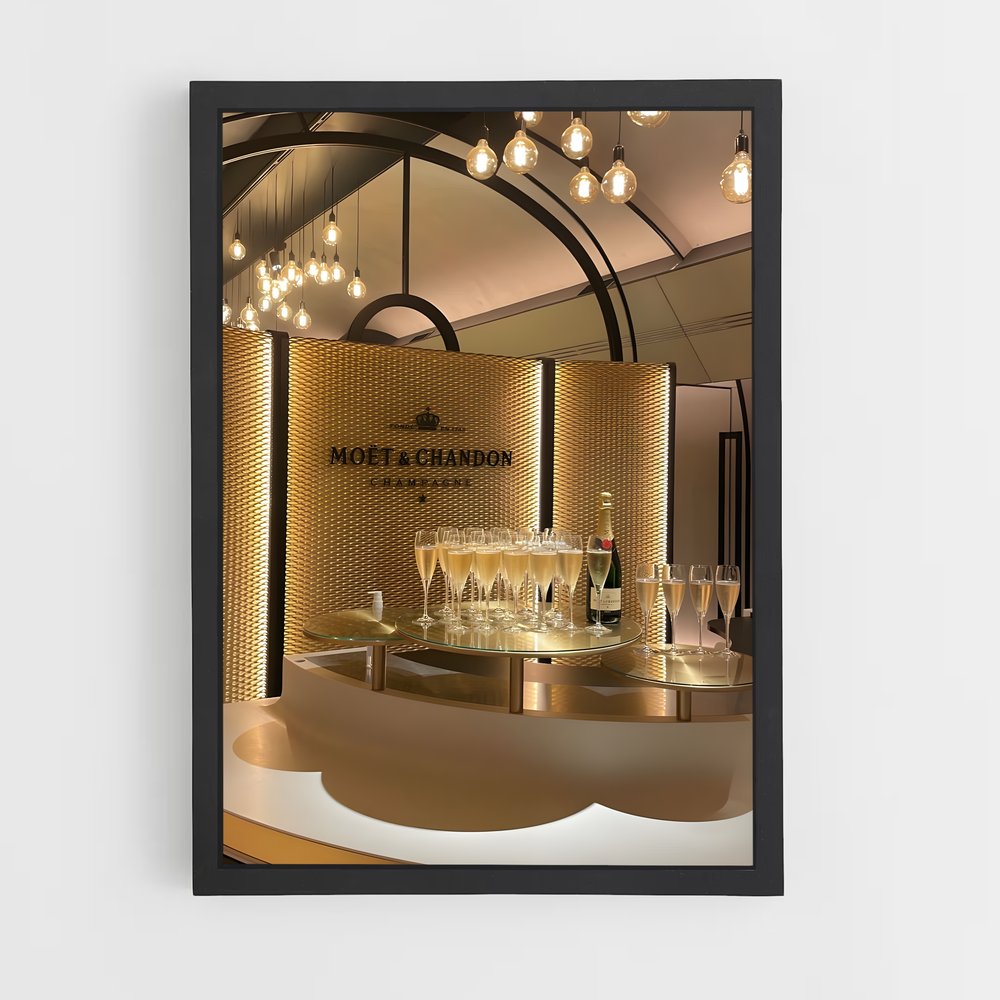 ap-moet chandon-8 cadre Noir