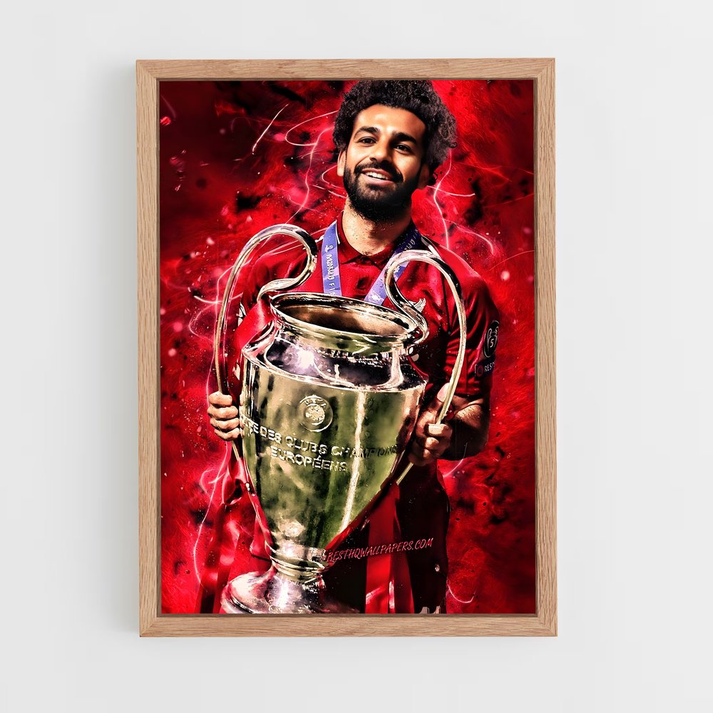 ap-mohamed salah-3 cadre Bois clair