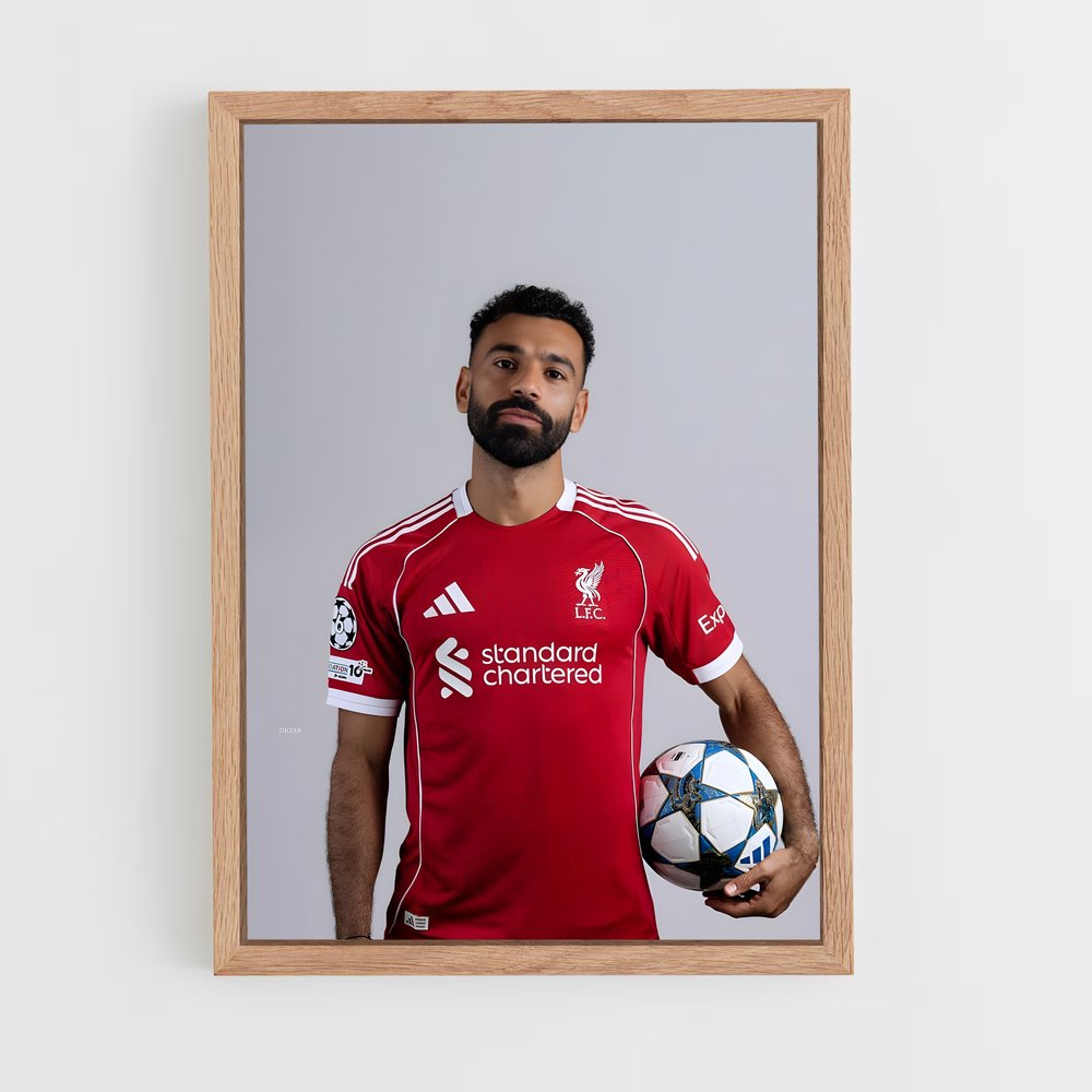 ap-mohamed salah-4 cadre Bois clair