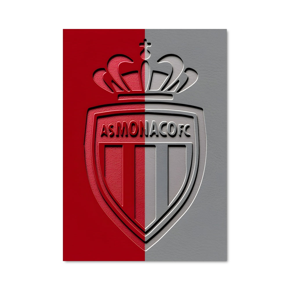 Poster L'Emblème Rouge et Blanc