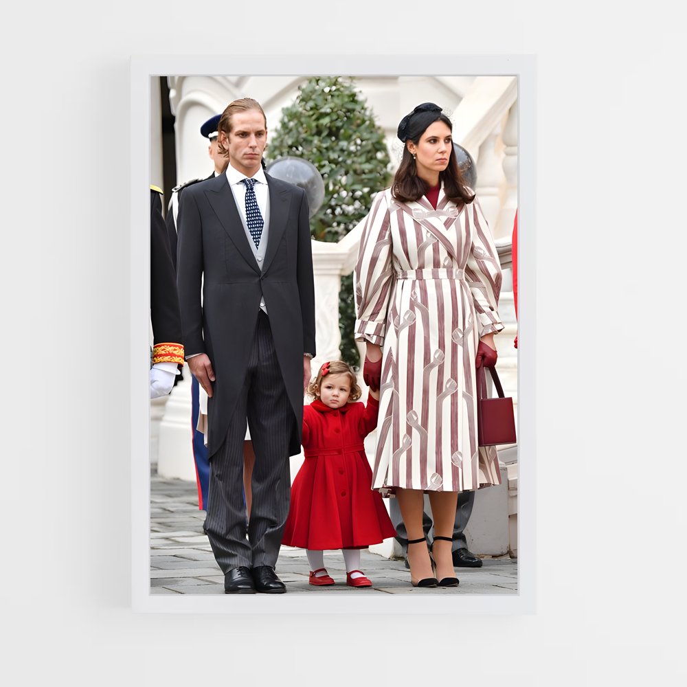ap-monaco royal family-1 cadre Blanc