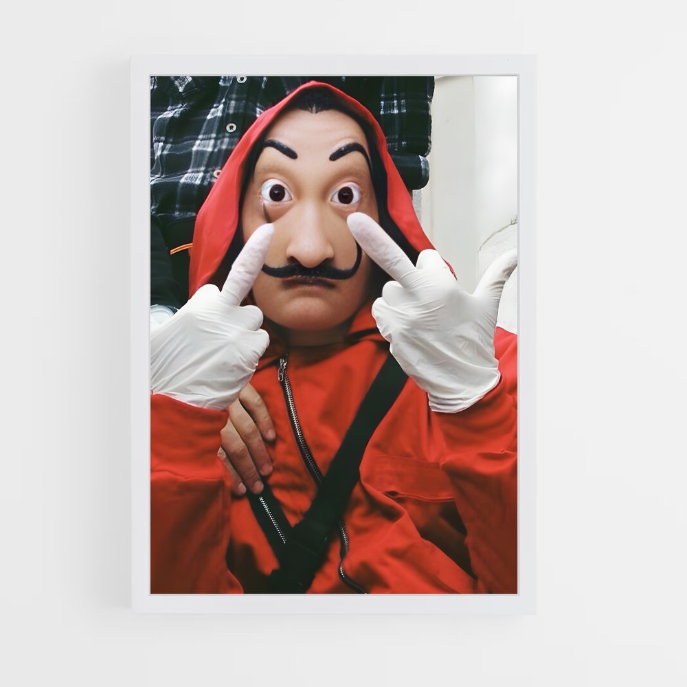 ap-money heist la casa de papel-13 cadre Blanc