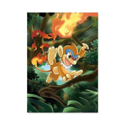Poster Monferno en Vol