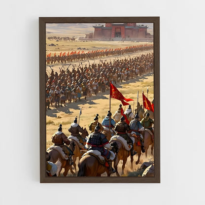 ap-mongol empire-1 cadre Bois foncé
