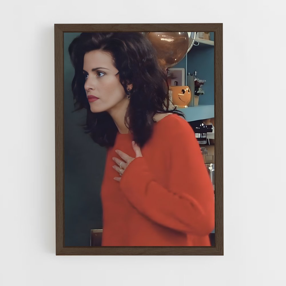 ap-monica geller-2 cadre Bois foncé