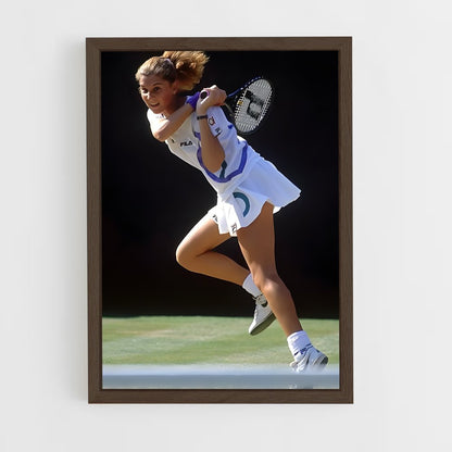 ap-monica seles-1 cadre Bois foncé