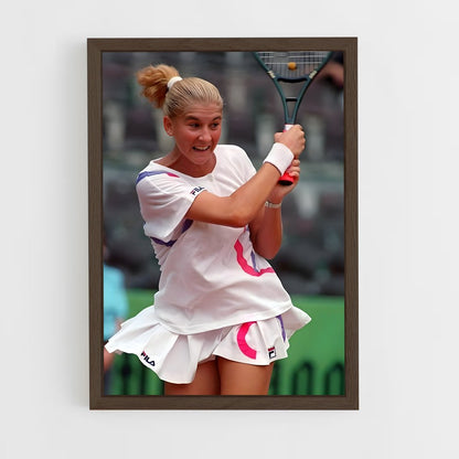 ap-monica seles-2 cadre Bois foncé