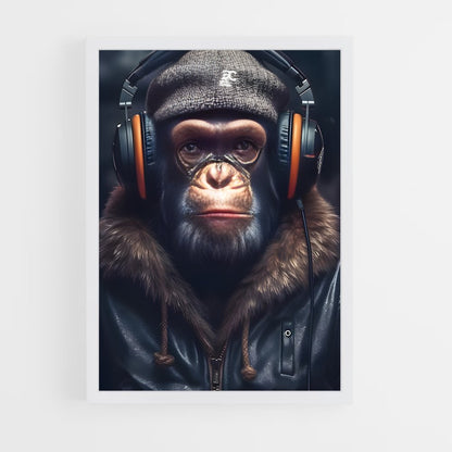 ap-monkey-3 cadre Blanc
