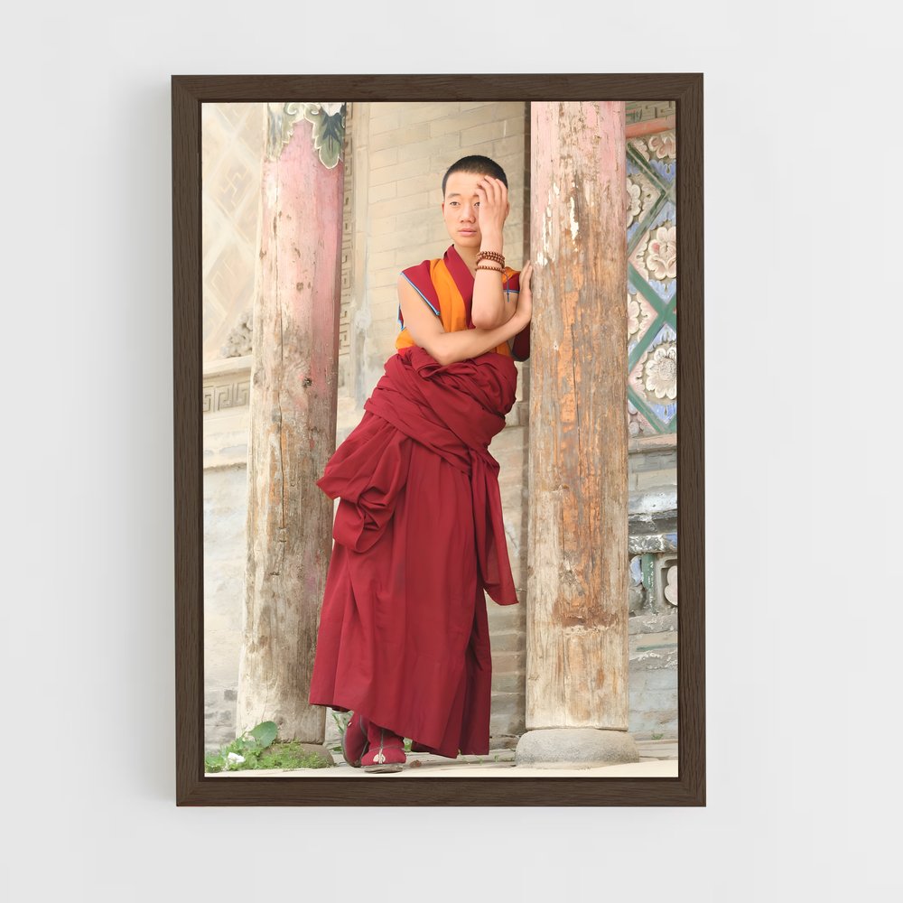 ap-monks-11 cadre Bois foncé