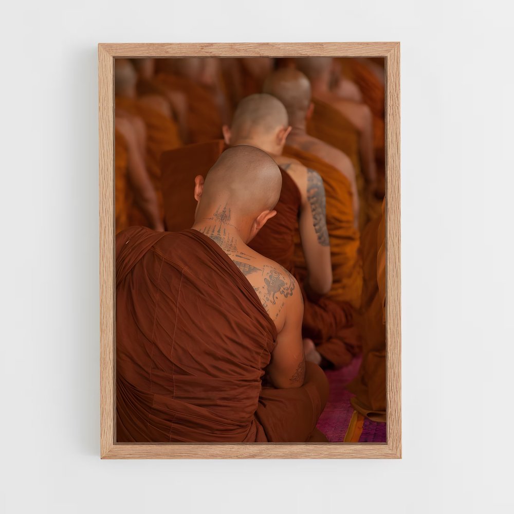 ap-monks-12 cadre Bois clair