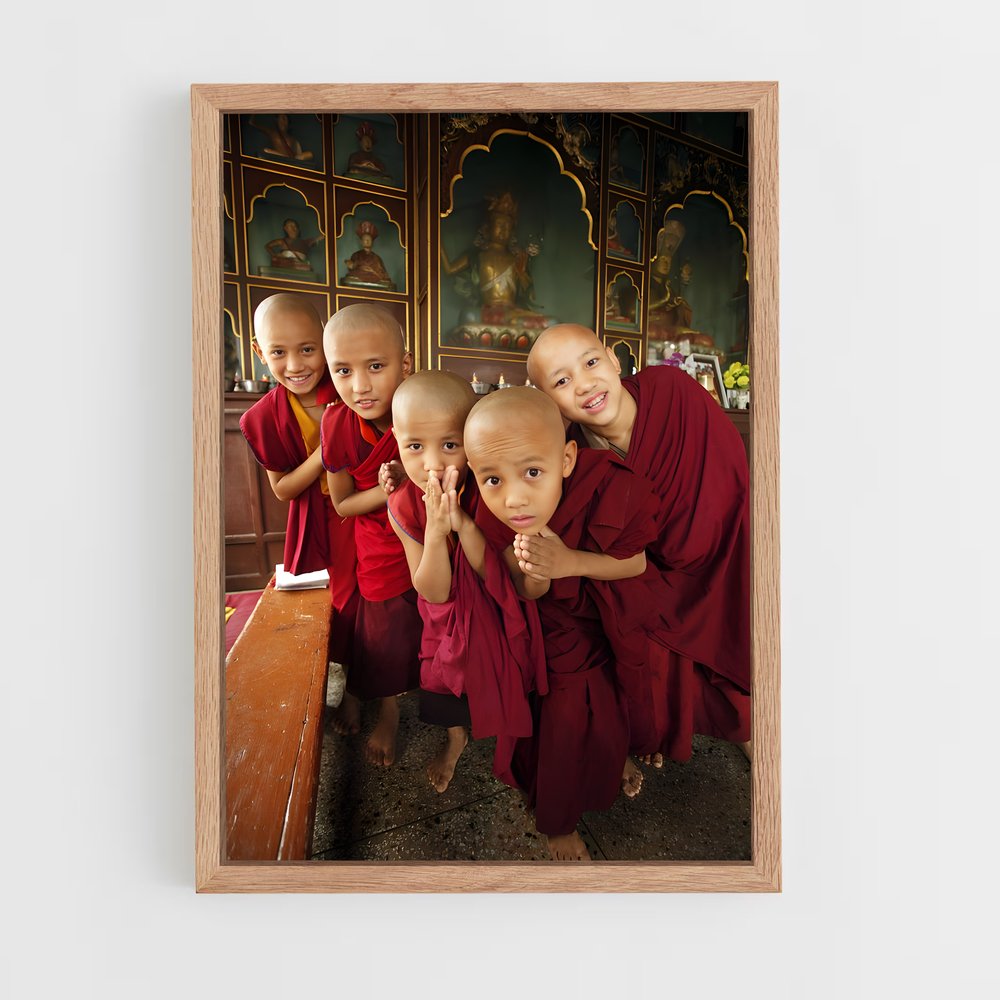 ap-monks-14 cadre Bois clair
