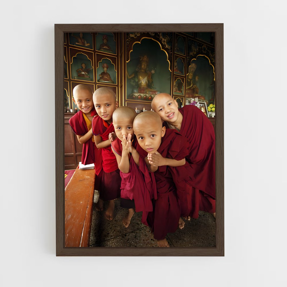 ap-monks-14 cadre Bois foncé