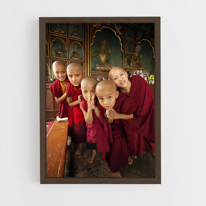 ap-monks-14 cadre Bois foncé