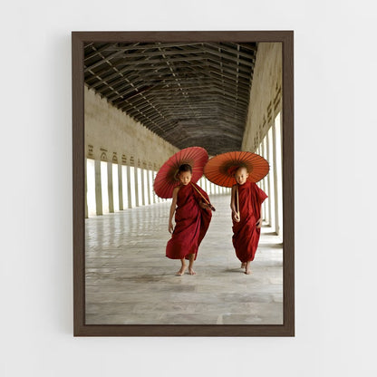 ap-monks-16 cadre Bois foncé