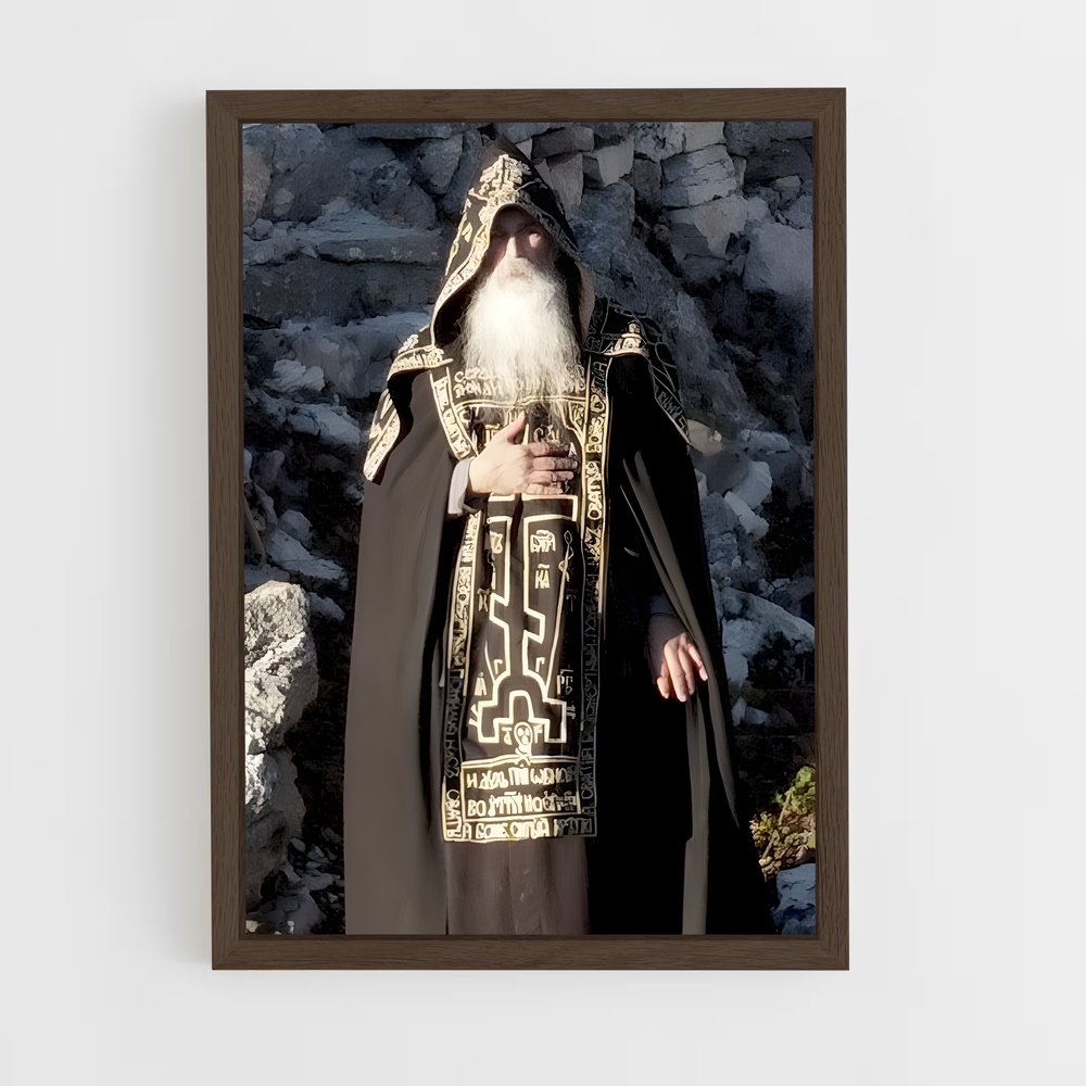 ap-monks-9 cadre Bois foncé