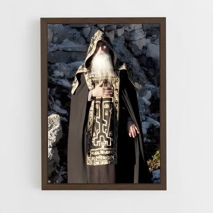 ap-monks-9 cadre Bois foncé