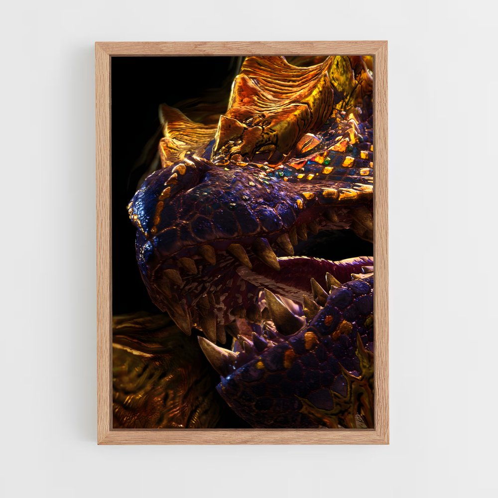 ap-monster hunter-5 cadre Bois clair