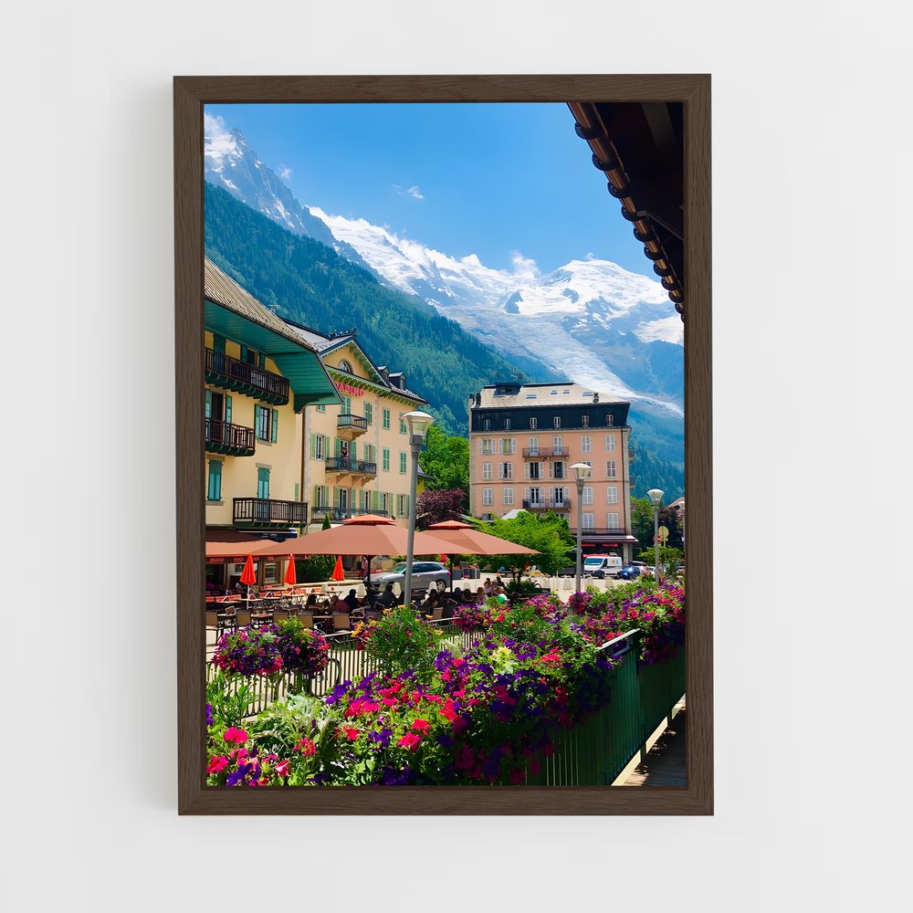 ap-mont blanc-2 cadre Bois foncé