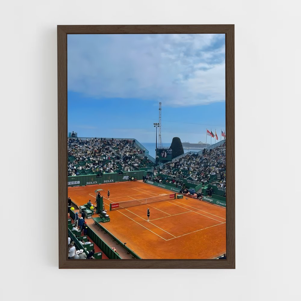 ap-monte carlo masters tennis-4 cadre Bois foncé