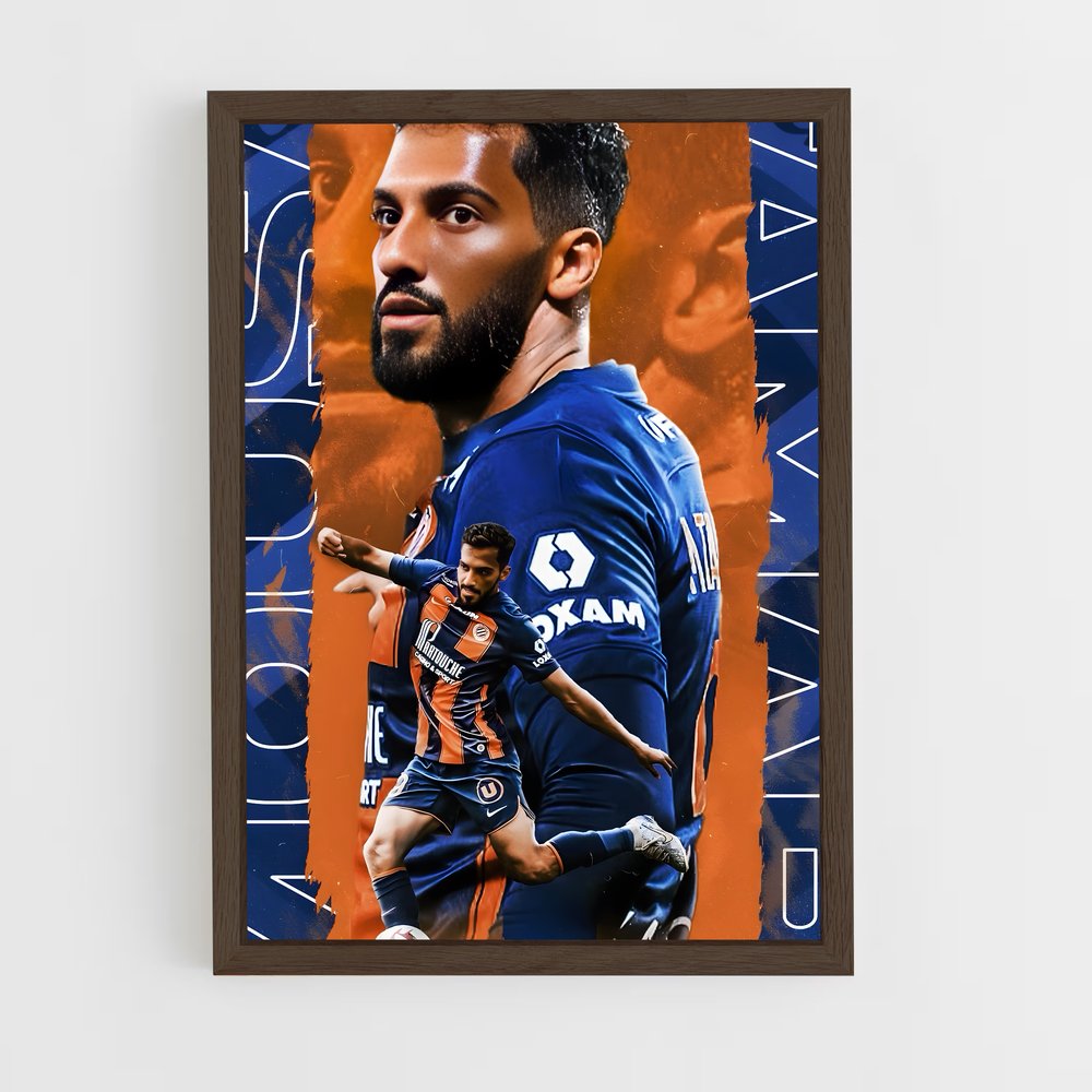 ap-montpellier hsc-2 cadre Bois foncé
