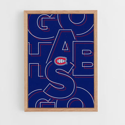 ap-montreal canadiens-4 cadre Bois clair