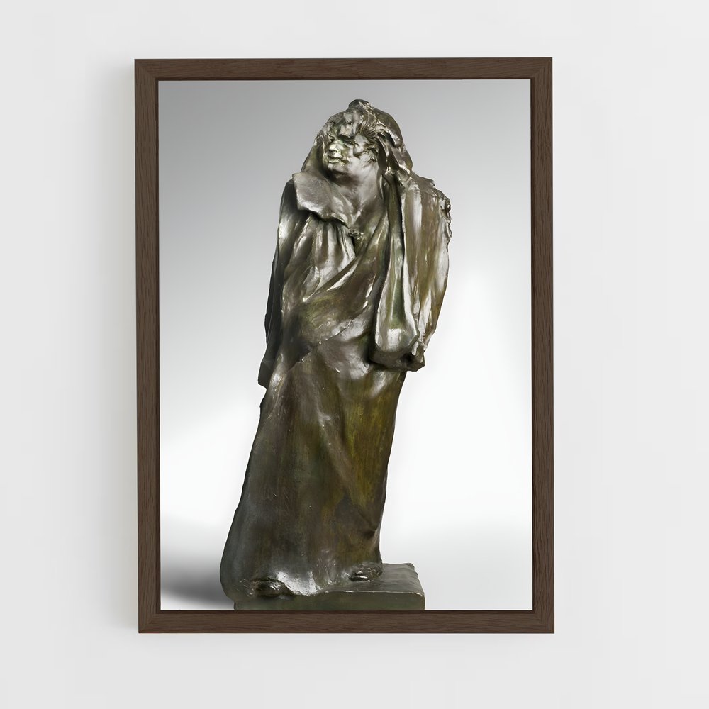 ap-monument to balzac rodin-4 cadre Bois foncé