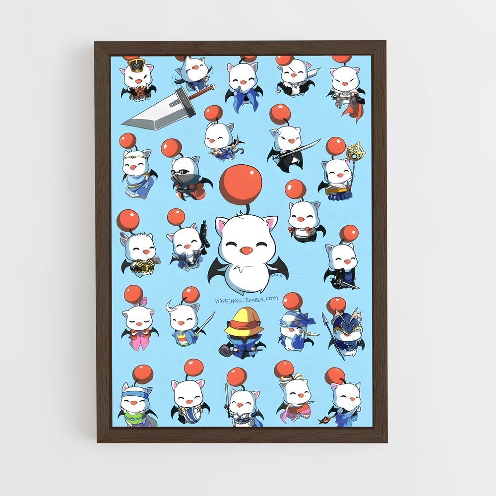 ap-moogle-4 cadre Bois foncé