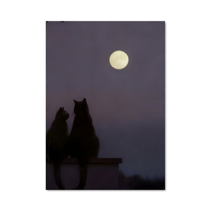 Poster Nuit Félins