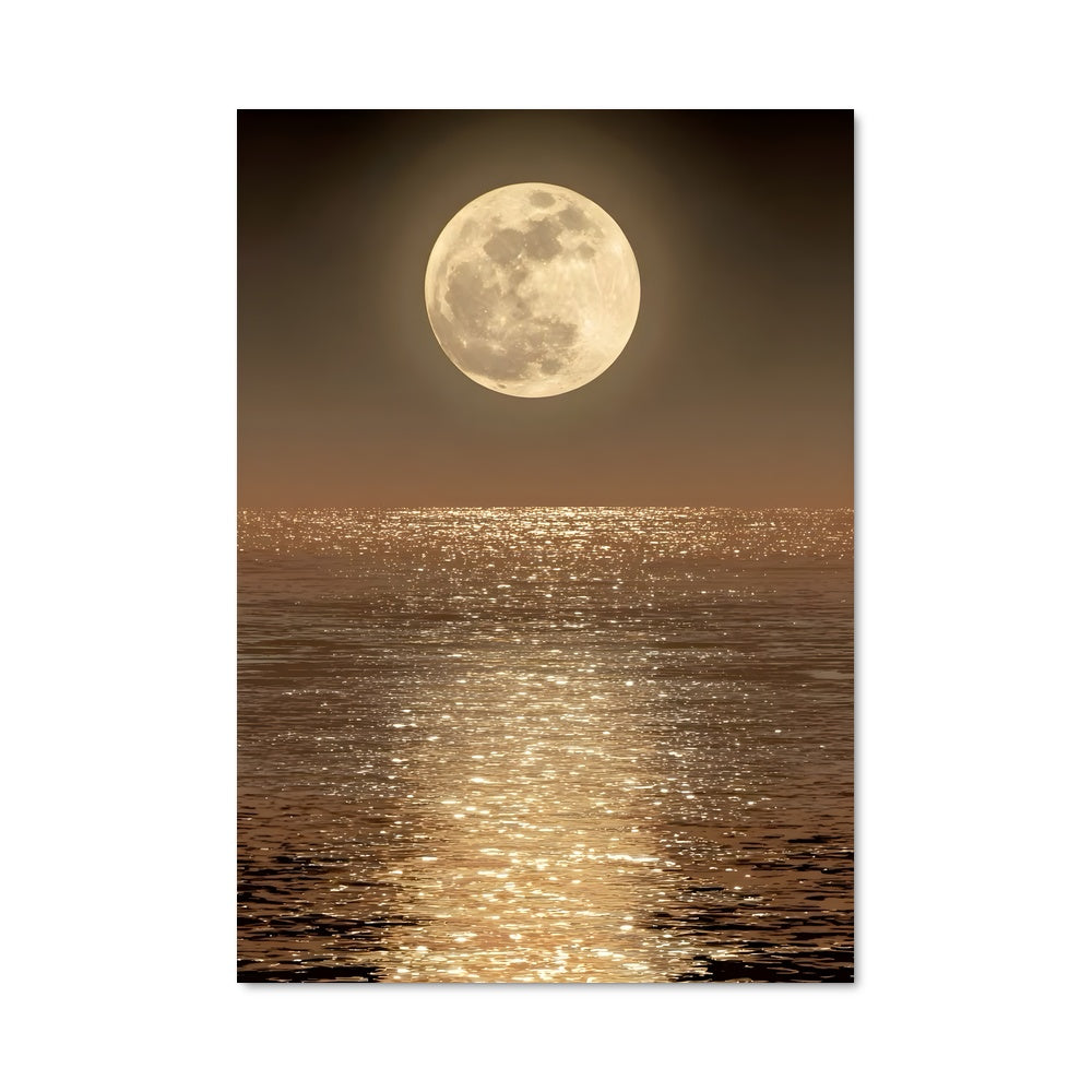 Poster Lune Miroitante