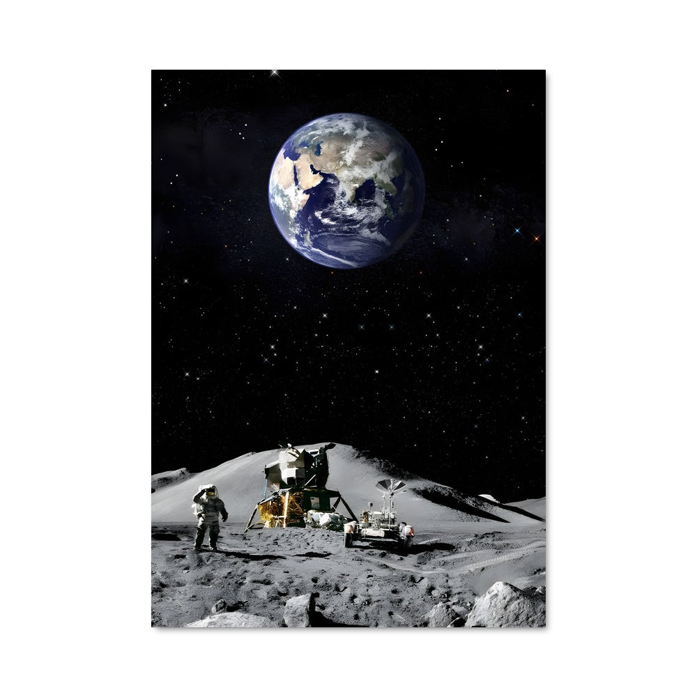 Poster L'Explorateur Lunaire