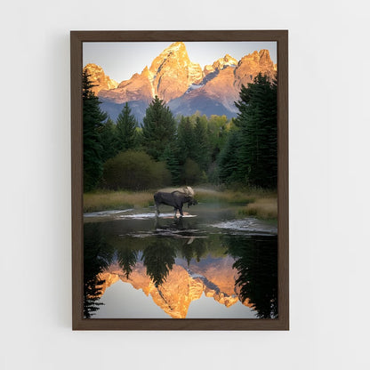 ap-moose-9 cadre Bois foncé