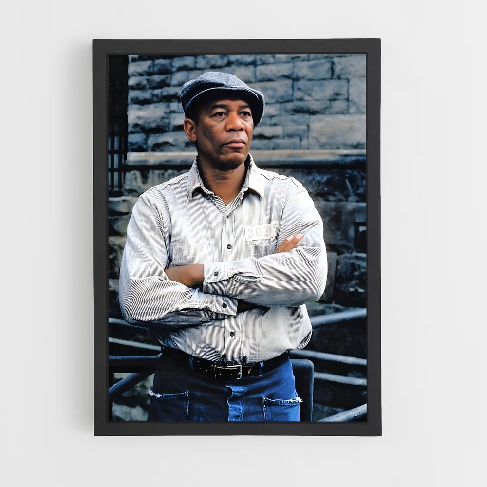 ap-morgan freeman-12 cadre Noir