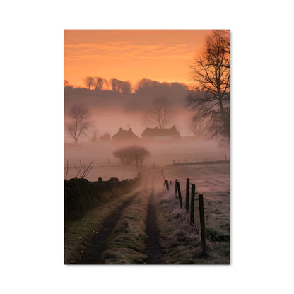 Poster Brume d'Aube