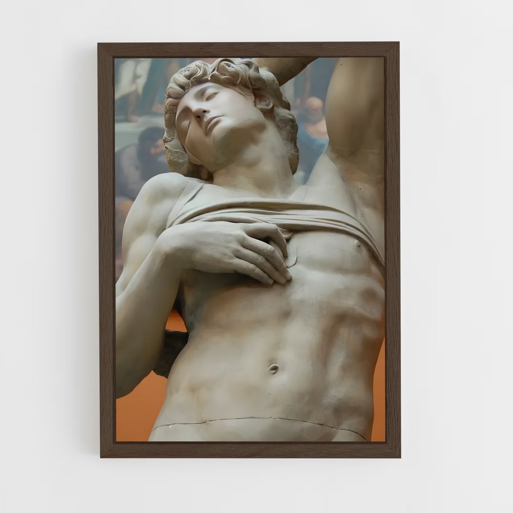 ap-moses michelangelo-5 cadre Bois foncé