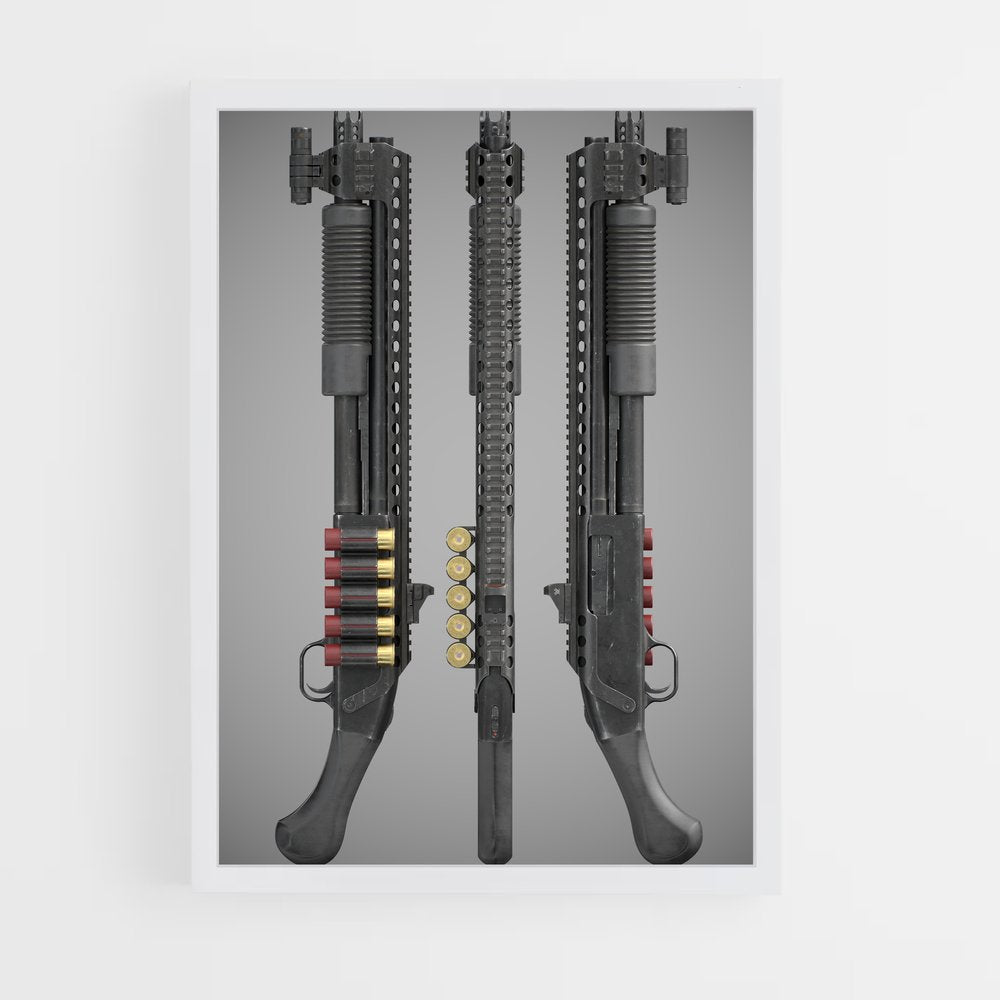 ap-mossberg 500-5 cadre Blanc