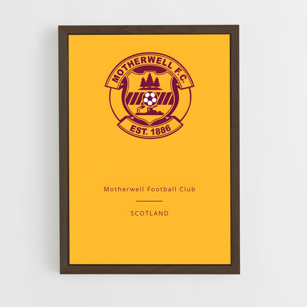 ap-motherwell fc-2 cadre Bois foncé
