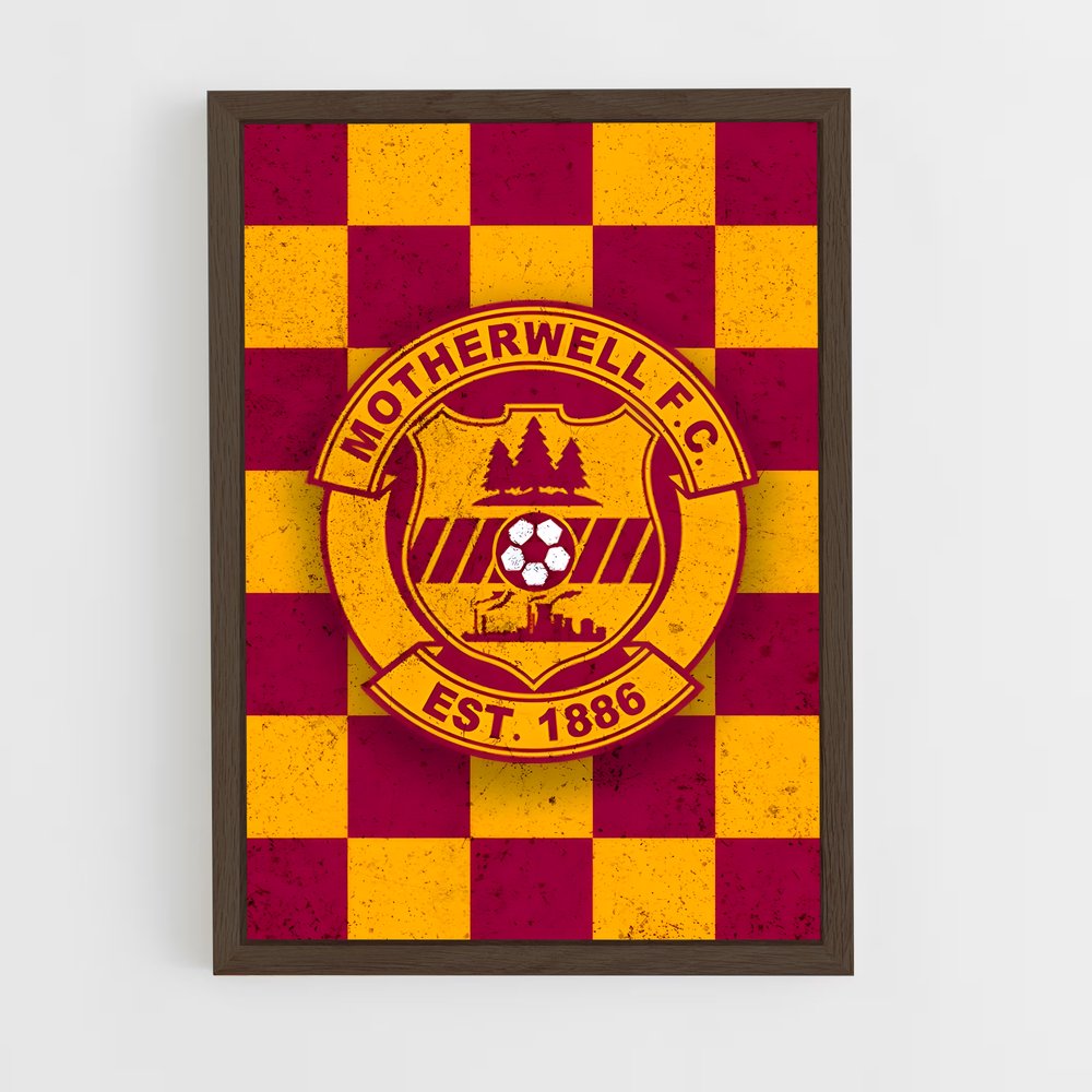 ap-motherwell fc-7 cadre Bois foncé