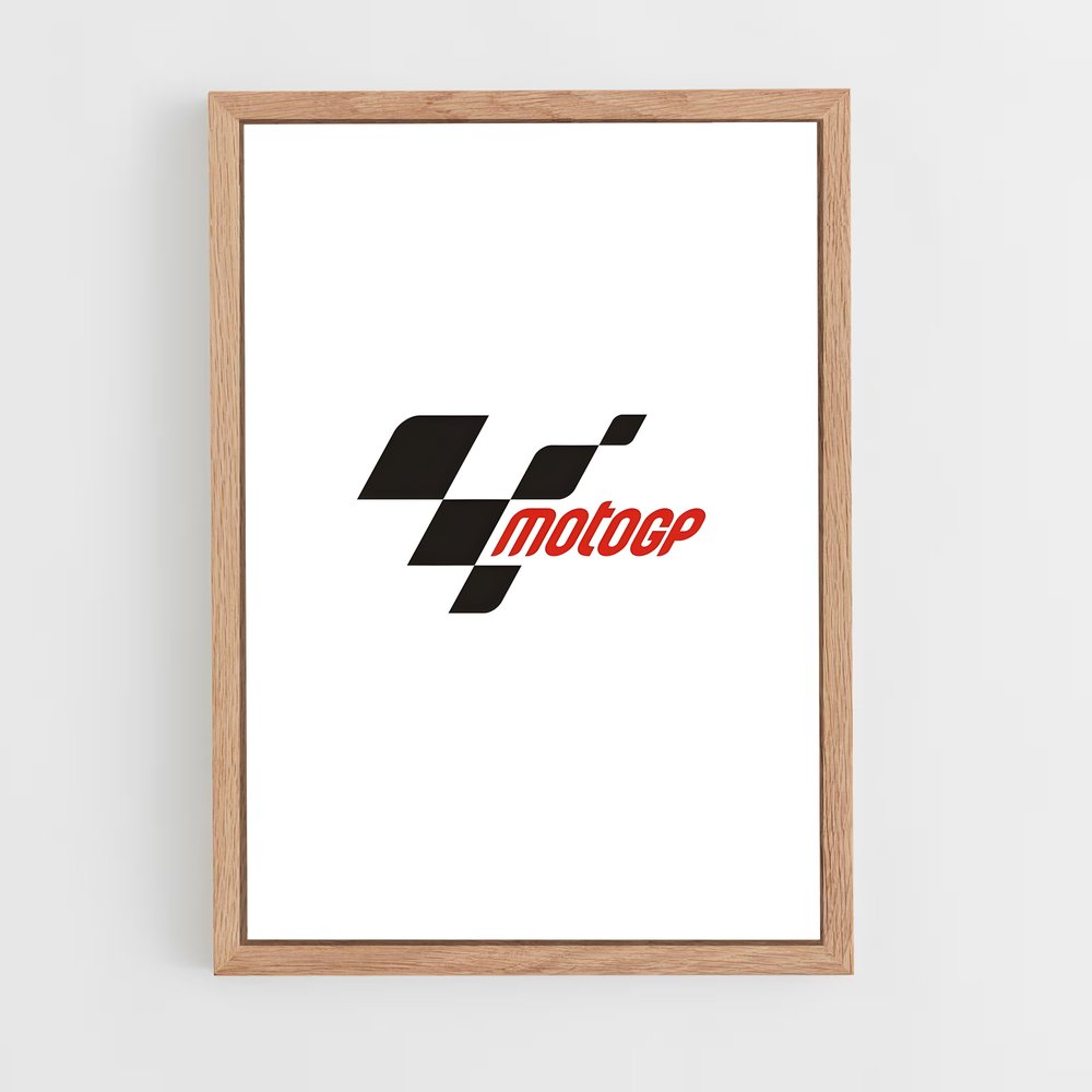 ap-motogp flag-1 cadre Bois clair