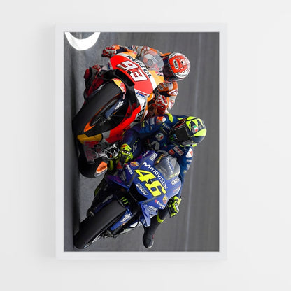ap-motogp world championship-2 cadre Blanc