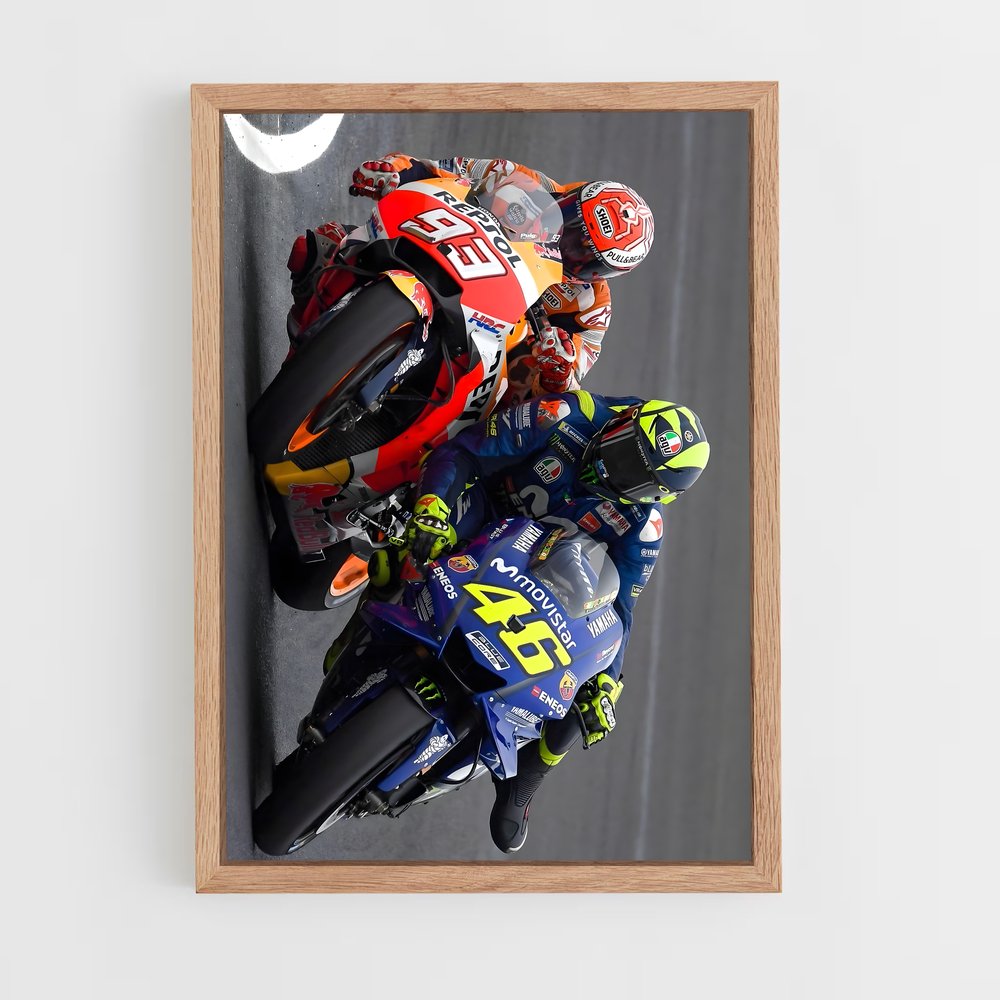 ap-motogp world championship-2 cadre Bois clair