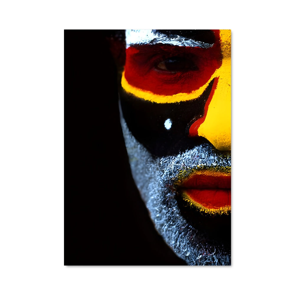 Poster Guerrier Chromatique