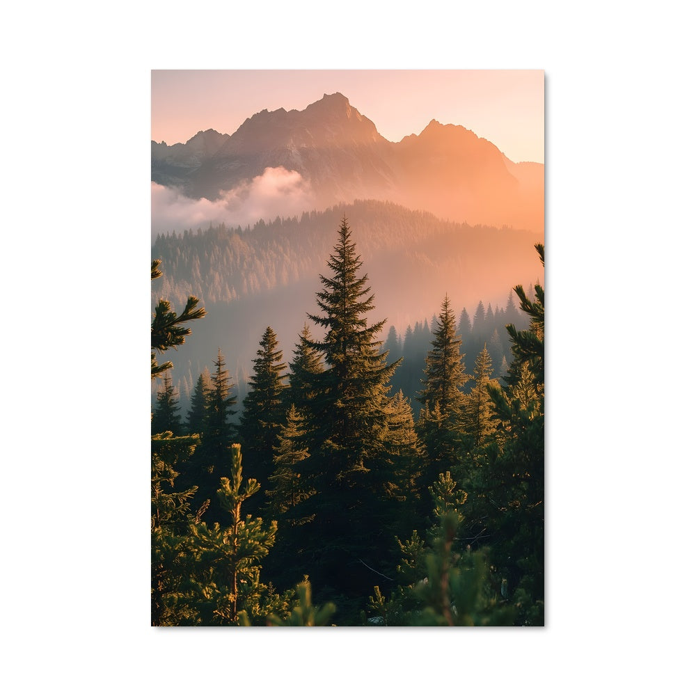 Poster Brume et Sommet