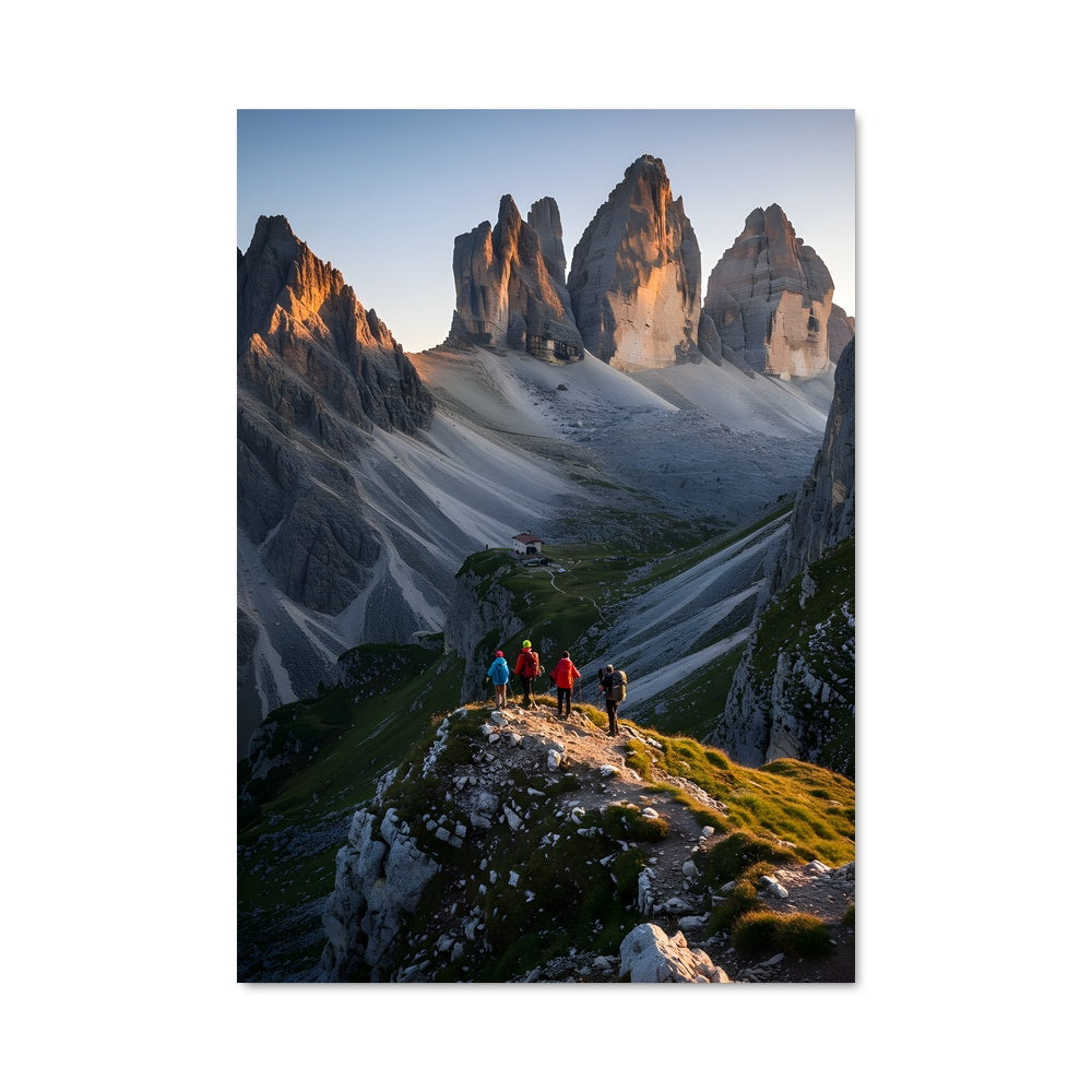 Poster Dolomites Sunset