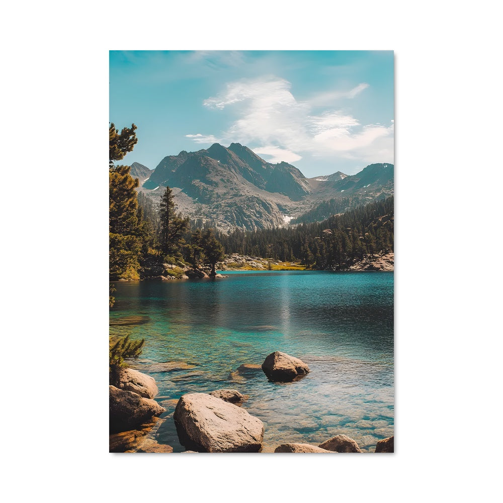 Poster Lac des Échos