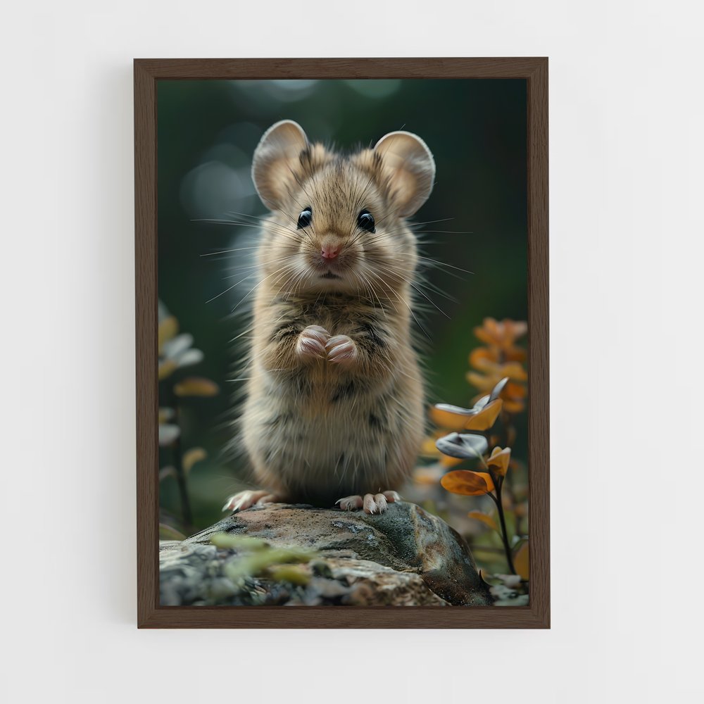 ap-mouse-3 cadre Bois foncé