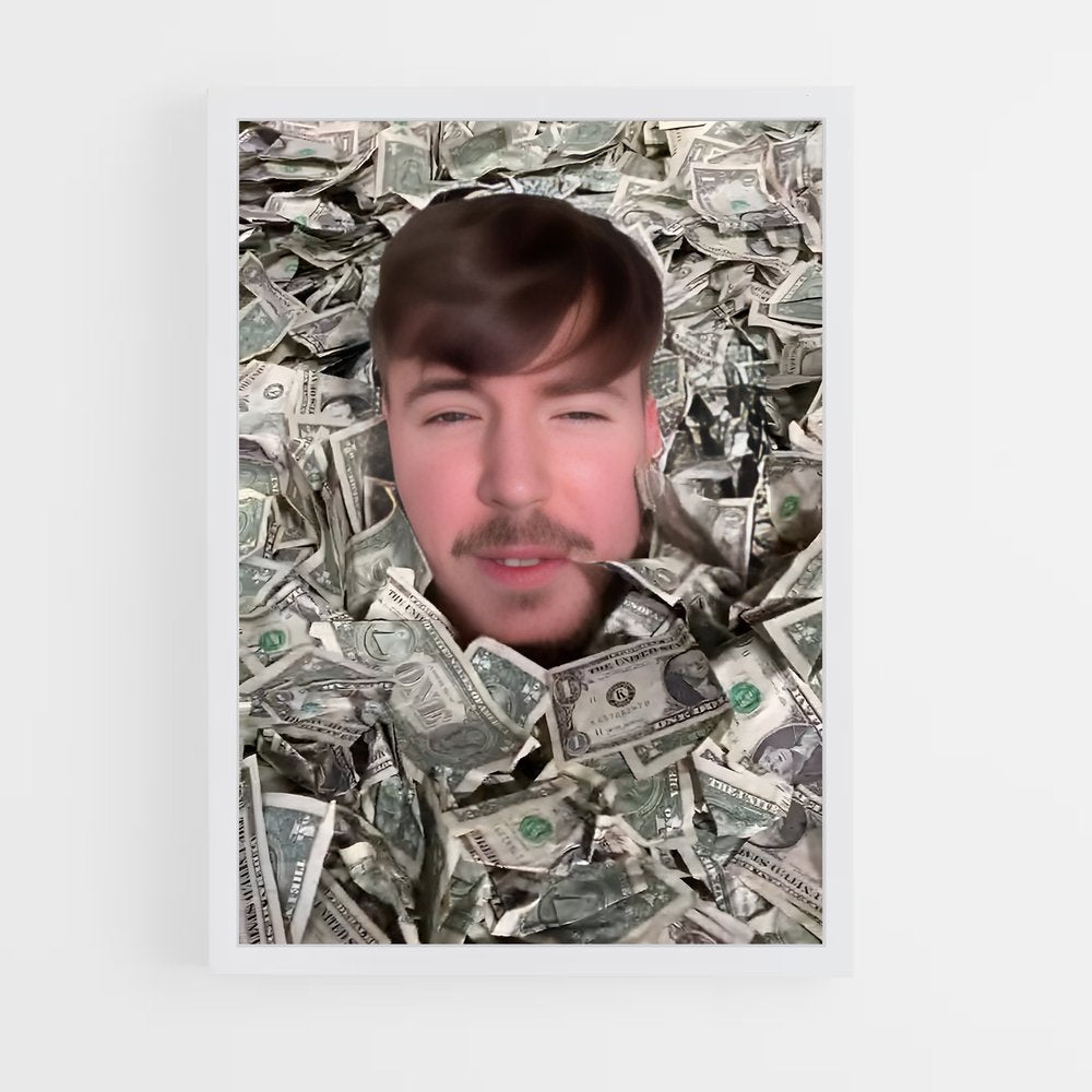 ap-mrbeast-9 cadre Blanc