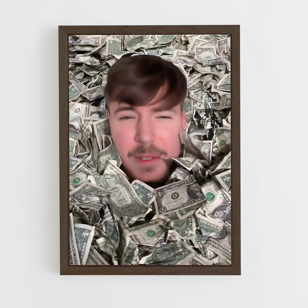 ap-mrbeast-9 cadre Bois foncé